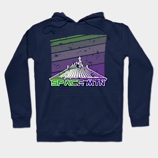 Space Mountain One-Sided T-Shirt Hoodie